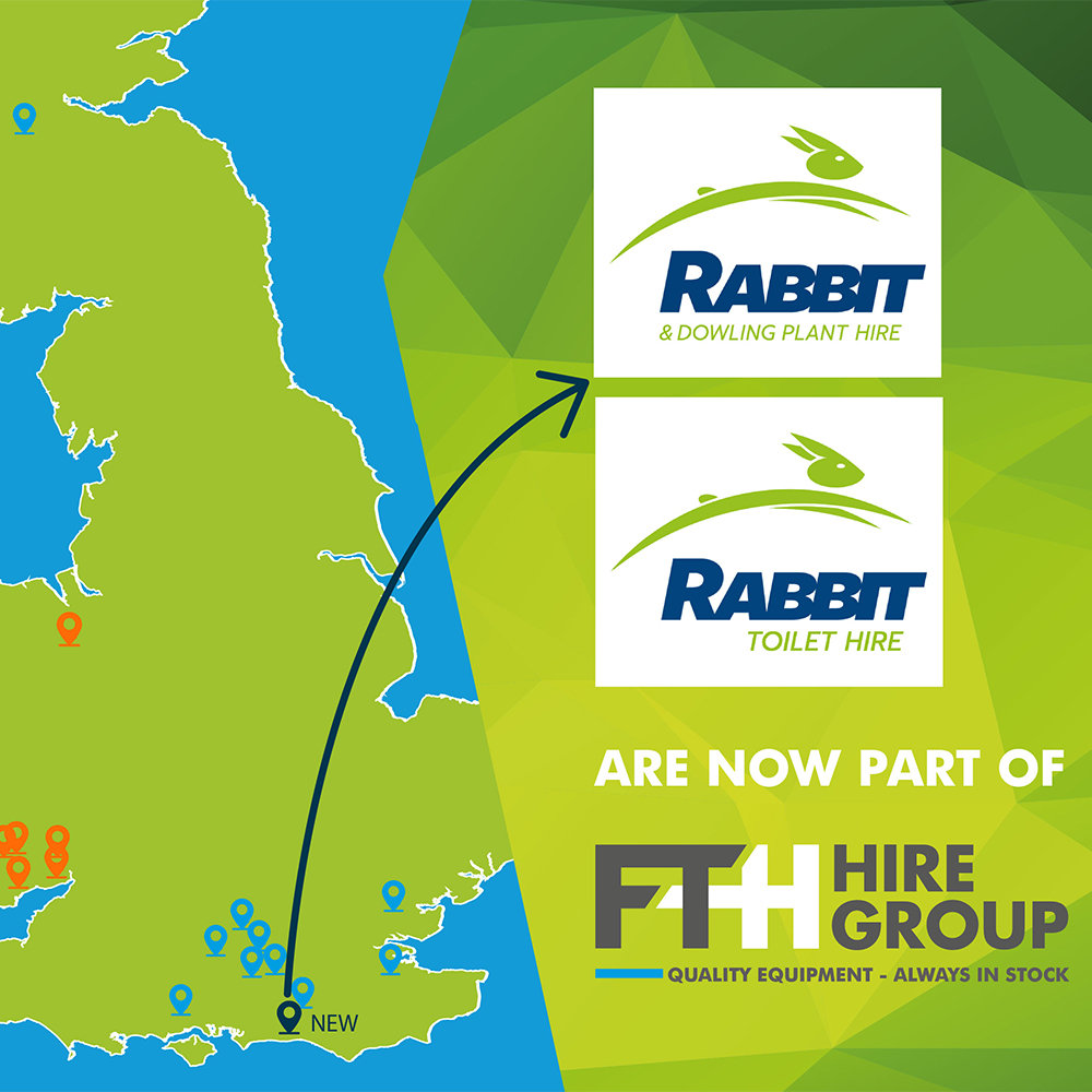 Rabbit Group Plant & Toilet Hire Divisions join FTH Hire Group